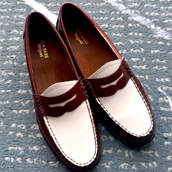 G.H. Bass & Co. Shoes - G.H. Bass & Co. Men's Brown and White Loafers